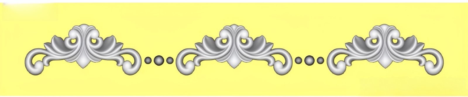 Mix - MIX-68 Classic Ornate Decorative Border Relief Carving 3D Model